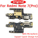 Original Charging Port Board for Xiaomi Redmi Note 7 Pro Spare Parts USB Charge Board for Redmi Note 7 Dock Connector Flex Cable