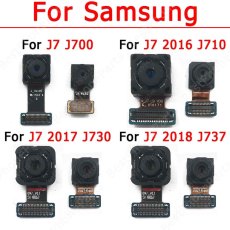 Original Front Back Camera For Samsung Galaxy J7 2016 2017 2018 J700 J710 J730 J737 Frontal Backside Rear Selfie Camera Module