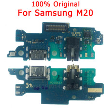 Original Charging Port For Samsung Galaxy M20 USB Charge Board For M205F PCB Dock Connector Flex Cable Replacement Spare parts