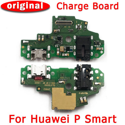 Original Charging Port For Huawei P Smart PSmart USB Charge Board PCB Dock Connector Flex Replacement Spare Parts