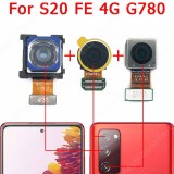 Original Rear Front Camera For Samsung Galaxy S20 FE 4G Lite Frontal Selfie Back Facing Backside Camera Module Spare Parts