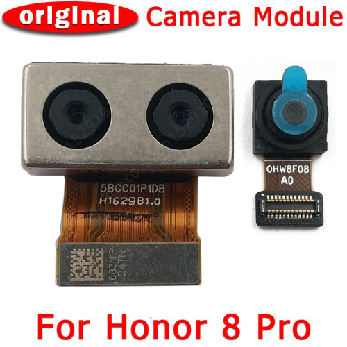 Original Front Rear Back Camera For Huawei Honor 8 Pro 8Pro Main Facing Camera Module Flex Cable Replacement Spare Parts