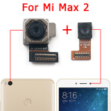 Original Front and Rear Back Camera For Xiaomi Mi Max 2 3 Max2 Max3 Main Facing Camera Module Flex Cable Replacement Spare Parts
