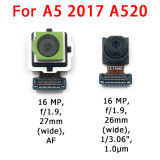 Original Front Rear Back Camera For Samsung Galaxy A5 2016 2017 A500 A510 A520 Main Facing Camera Module Flex Replacement Parts