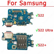 Original Charge Board For Samsung Galaxy S22 Plus Ultra 5G S901 S906 S908 Charging Port Plate Ribbon Socket Dock Usb Connector