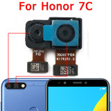 Original Front Rear Back Camera For Huawei Honor 7C Main Facing Camera Module Flex Cable Replacement Spare Parts