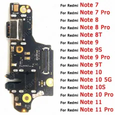 Original Charge Board For Xiaomi Redmi Note 11 10 10S 9 9S 9T 8 8T 7 Pro Charging Port Usb Connector Pcb Dock Socket Spare Parts