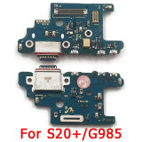Original Charging Port for Samsung Galaxy S20 Plus G985 USB Charge Board PCB Dock Connector Flex Cable Replacement Spare Parts