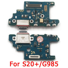 Original Charging Port for Samsung Galaxy S20 Plus G985 USB Charge Board PCB Dock Connector Flex Cable Replacement Spare Parts