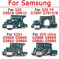 Original Charge Board For Samsung Galaxy S20 Plus FE Ultra G980 G981 G985 G986 G988 G780 G781 Charging Port Pcb Usb Connector