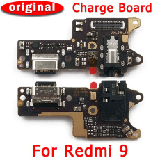 Original usb charge board for xiaomi redmi 9 pcb dock connector flex cable replacement spare parts charging port for redmi 9