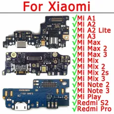 Original Charge Board For Xiaomi Mi A1 5X A2 Lite 6X A3 Mix 2S Max 2 Note 3 Play Redmi S2 Pro Charging Port Usb Connector Plate