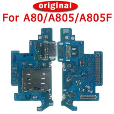 Original USB Charge Board For Samsung Galaxy A80 SM-A805 A805F charging port Flex PCB Dock Connector Replacement Spare Parts