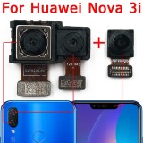 Original Front Rear View Back Camera For Huawei Nova 3 3i 3e 4e Main Facing Frontal Camera Module Flex Replacement Spare Parts