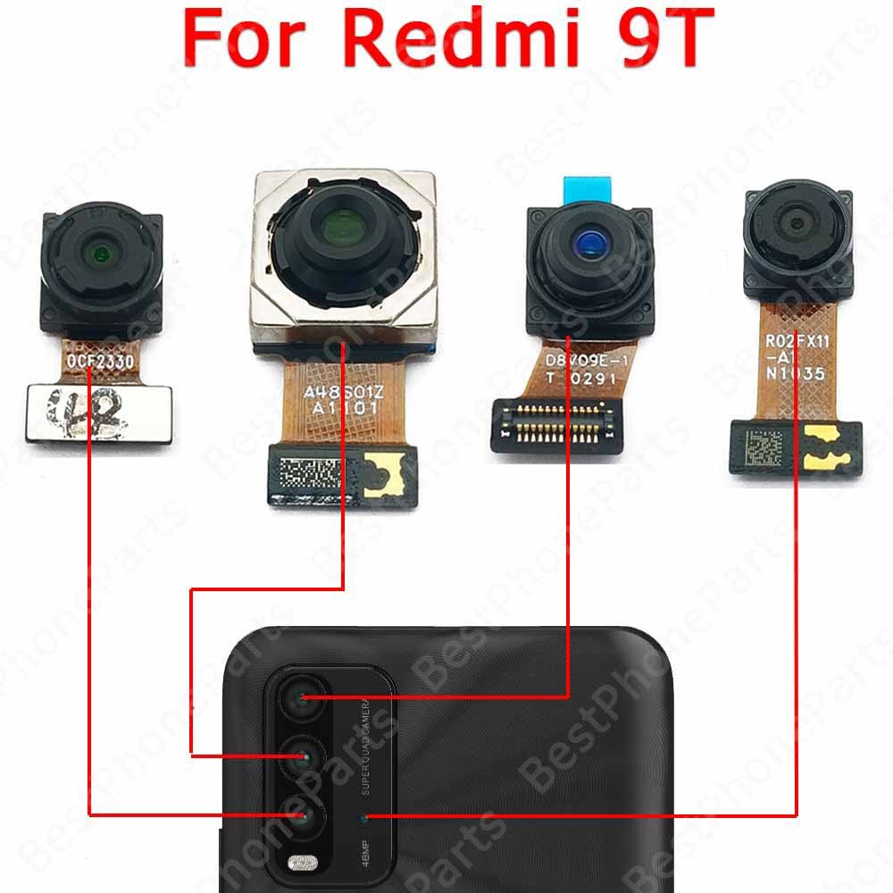 Module Caméra Avant Neuve Pour Xiaomi Redmi Note 9T - Noir - Pièce D'origine