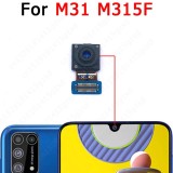 Original Front Back Camera For Samsung Galaxy M31 M315 Rear Frontal Backside Small Selfie Camera Module Flex Repair Spare Parts