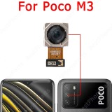 Original Front Back Camera For Xiaomi Mi Poco M3 Frontal Backside Small Replacement Repair Rear Selfie Camera Module Spare Parts
