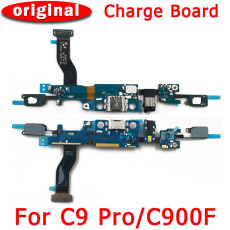 Original Charging Port For Samsung Galaxy C9 Pro USB Charge Board For C900F PCB Dock Connector Flex Replacement Spare parts