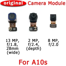 Original Front and Rear Back Camera For Samsung Galaxy A10s A107 Main Frontal Selfie Camera Module Flex Replacement Spare Parts