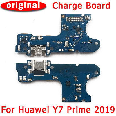 Original Charging Port For Huawei Y7 Prime 2019 Y7Prime USB Charge Board PCB Dock Connector Flex Replacement Spare Parts