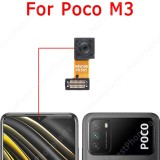 Original Front Back Camera For Xiaomi Mi Poco M3 Frontal Backside Small Replacement Repair Rear Selfie Camera Module Spare Parts
