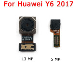 Original Front Rear Back Camera For Huawei Y6 2017 2018 Y6 Pro Y6s 2019 Main Facing Camera Module Flex Replacement Spare Parts