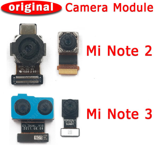 Original Front Rear Back Camera For Xiaomi Mi Note 2 3 Note2 Note3 Main Facing Camera Module Flex Cable Replacement Spare Parts