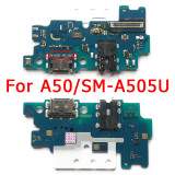 Original Flex Board For Samsung A50 charging port For A 50 Charger Board USB plug PCB Dock Connector Spare parts