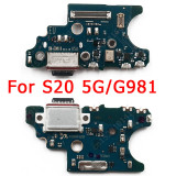 Original Charge Board For Samsung Galaxy S20 Plus FE Ultra G980 G981 G985 G986 G988 G780 G781 Charging Port Pcb Usb Connector