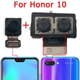 Original Front and Rear Back Camera For Huawei Honor 10 Honor10 Main Facing Camera Module Flex Cable Replacement Spare Parts