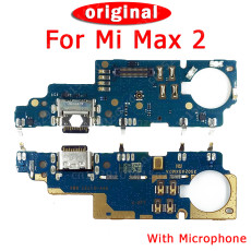 Original Charging Port For Xiaomi Mi Max 2 Charge Board USB Plug PCB Dork Connector Flex Cable Replacement Repair Spare Parts