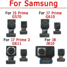 Original Rear Front Camera For Samsung Galaxy J5 J7 Prime 2 J8 J810 G570 G610 G611 Frontal Selfie Facing Back Flex Camera Module