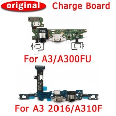 Original Charging Port For Samsung Galaxy A3 2016 USB Charge Board For A300 A310 PCB Dock Connector Flex Cable Replacement parts