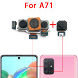 Original Front and Rear Back Camera For Samsung Galaxy A71 A715 Main Facing Camera Module Flex Cable Replacement Spare Parts