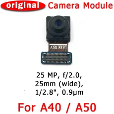 Original Front Camera For Samsung Galaxy A40 A50 Main Facing Frontal Camera Module Flex Cable Replacement Spare Parts