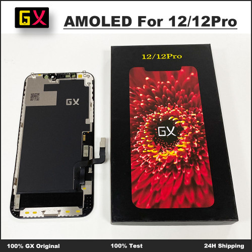 27402 - PANTALLA LCD PARA IPHONE 12 / 12 PRO NEGRO (HARD OLED GX) - GX - GX- 12/12PRO