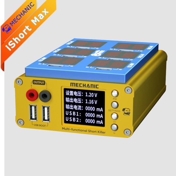 MECHANIC iShort Max 3 in 1 Short Killer Power Circuit Detector Multi-functional seconds one-key trigger 6 ports fast charge
