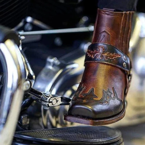 Men's Retro Cowboy Ankle Boots