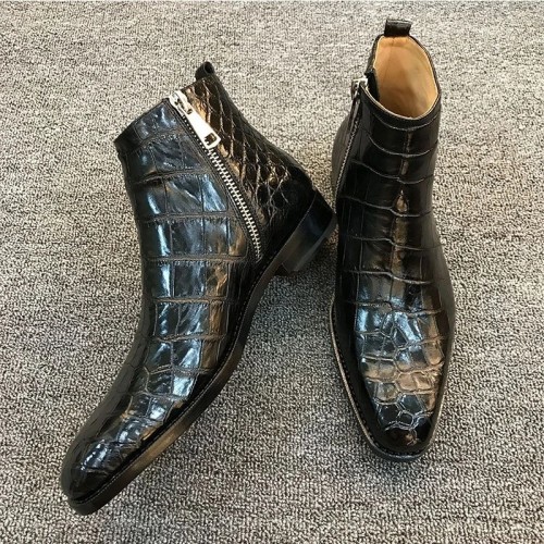 Men's Crocodile Fashion Boots