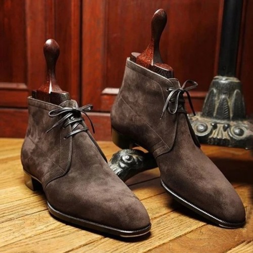 Men's Suede Leather Chukka Boots