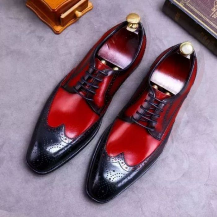 Business Formal Brogue Engraved Leather Shoes
