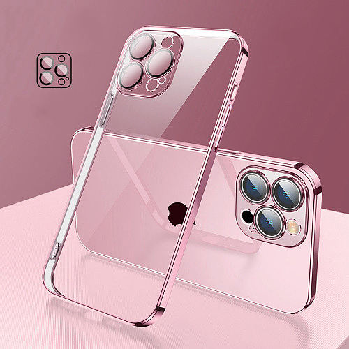 iPhone Transparent Shockproof Silicone Phone Case for