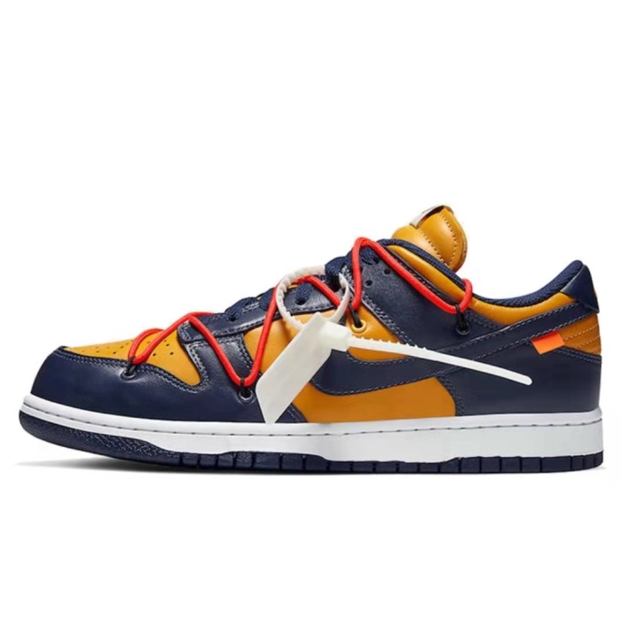 Off-White x Nike Dunk Low LTHR OW