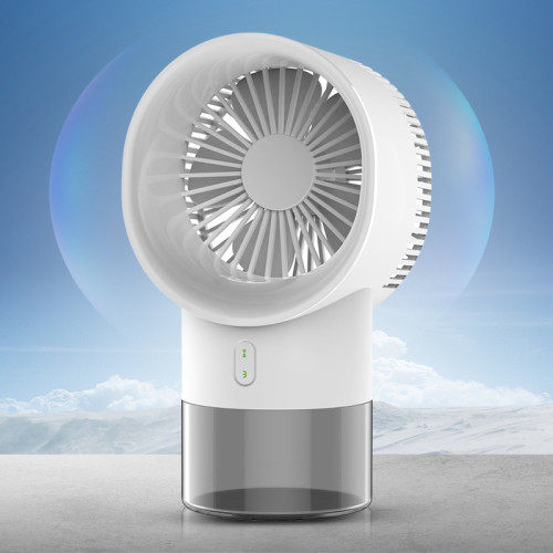 summer fan spray, cooling desktop charging usb, small mini silent humidifier, refreshing electric fan portable