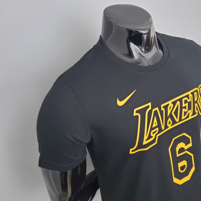 LeBron James Los Angeles Lakers Casual T-shirt Black