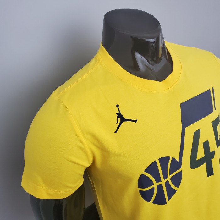 Donovan Mitchell Utah Jazz Casual T-shirt Yellow