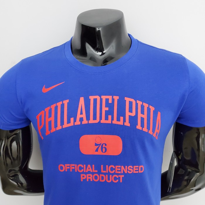 Philadelphia 76ers Casual T-shirt Blue