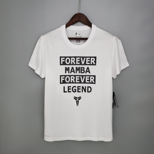 Kobe Bryant Los Angeles Lakers Mamba Mentality Casual T-shirt White