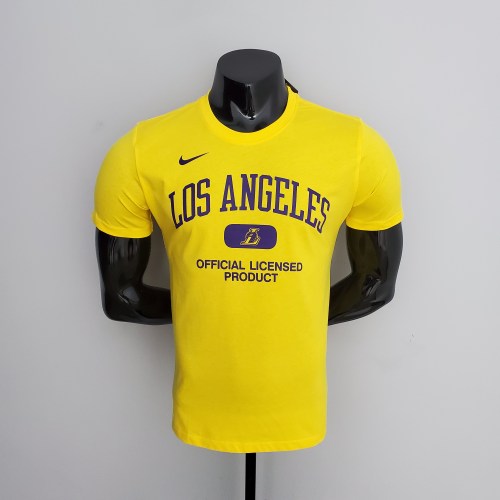 Los Angeles Lakers Casual T-shirt Yellow