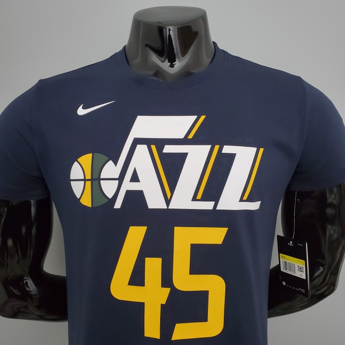 Donovan Mitchell Utah Jazz Casual T-shirt Blue